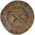 D. João III X Reais (Patacão) N/D (1521-1557), Escudo Ladeado Cobre